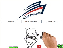 Tablet Screenshot of boatfinance.com